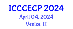 International Conference on Chemistry, Chemical Engineering and Chemical Process (ICCCECP) April 04, 2024 - Venice, Italy