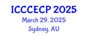 International Conference on Chemistry, Chemical Engineering and Chemical Process (ICCCECP) March 29, 2025 - Sydney, Australia