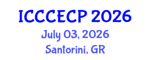 International Conference on Chemistry, Chemical Engineering and Chemical Process (ICCCECP) July 03, 2026 - Santorini, Greece International Conference on Chemistry, Chemical Engineering and Chemical Process (ICCCECP) July 03, 2026 - Santorini, Greece