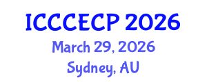 International Conference on Chemistry, Chemical Engineering and Chemical Process (ICCCECP) March 29, 2026 - Sydney, Australia