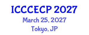 International Conference on Chemistry, Chemical Engineering and Chemical Process (ICCCECP) March 25, 2027 - Tokyo, Japan International Conference on Chemistry, Chemical Engineering and Chemical Process (ICCCECP) March 25, 2027 - Tokyo, Japan