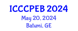 International Conference on Chemistry, Chemical, Process Engineering and Biotechnology (ICCCPEB) May 20, 2024 - Batumi, Georgia
