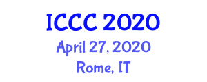International Conference on Chemistry Conference (ICCC) April 27, 2020 - Rome, Italy