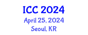 International Conference on Chemistry (ICC) April 25, 2024 - Seoul, Republic of Korea