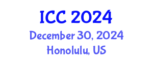 International Conference on Chemistry (ICC) December 30, 2024 - Honolulu, United States