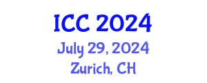 International Conference on Chemistry (ICC) July 29, 2024 - Zurich, Switzerland