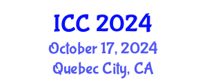 International Conference on Chemistry (ICC) October 17, 2024 - Quebec City, Canada