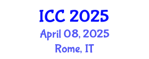 International Conference on Chemistry (ICC) April 08, 2025 - Rome, Italy