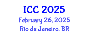 International Conference on Chemistry (ICC) February 26, 2025 - Rio de Janeiro, Brazil