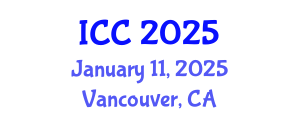 International Conference on Chemistry (ICC) January 11, 2025 - Vancouver, Canada