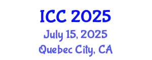 International Conference on Chemistry (ICC) July 15, 2025 - Quebec City, Canada