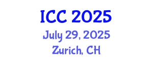 International Conference on Chemistry (ICC) July 29, 2025 - Zurich, Switzerland