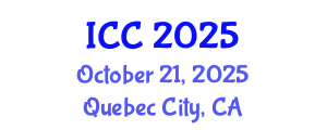 International Conference on Chemistry (ICC) October 21, 2025 - Quebec City, Canada