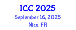 International Conference on Chemistry (ICC) September 16, 2025 - Nice, France