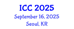 International Conference on Chemistry (ICC) September 16, 2025 - Seoul, Republic of Korea