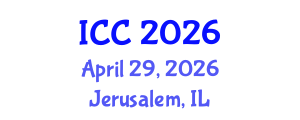 International Conference on Chemistry (ICC) April 29, 2026 - Jerusalem, Israel