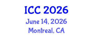 International Conference on Chemistry (ICC) June 14, 2026 - Montreal, Canada