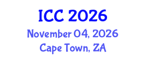 International Conference on Chemistry (ICC) November 04, 2026 - Cape Town, South Africa International Conference on Chemistry (ICC) November 04, 2026 - Cape Town, South Africa