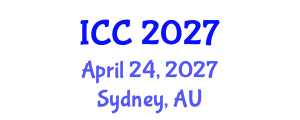 International Conference on Chemistry (ICC) April 24, 2027 - Sydney, Australia International Conference on Chemistry (ICC) April 24, 2027 - Sydney, Australia