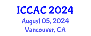 International Conference on Chemometrics in Analytical Chemistry (ICCAC) August 05, 2024 - Vancouver, Canada