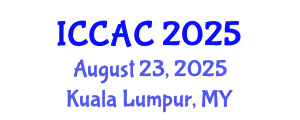 International Conference on Chemometrics in Analytical Chemistry (ICCAC) August 23, 2025 - Kuala Lumpur, Malaysia