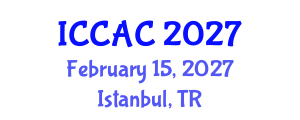 International Conference on Chemometrics in Analytical Chemistry (ICCAC) February 15, 2027 - Istanbul, Turkey International Conference on Chemometrics in Analytical Chemistry (ICCAC) February 15, 2027 - Istanbul, Turkey