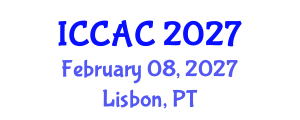 International Conference on Chemometrics in Analytical Chemistry (ICCAC) February 08, 2027 - Lisbon, Portugal International Conference on Chemometrics in Analytical Chemistry (ICCAC) February 08, 2027 - Lisbon, Portugal