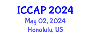 International Conference on Child and Adolescent Psychopathology (ICCAP) May 02, 2024 - Honolulu, United States