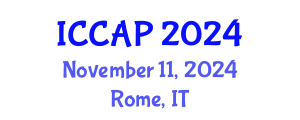 International Conference on Child and Adolescent Psychopathology (ICCAP) November 11, 2024 - Rome, Italy