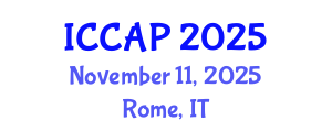 International Conference on Child and Adolescent Psychopathology (ICCAP) November 11, 2025 - Rome, Italy