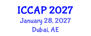 International Conference on Child and Adolescent Psychopathology (ICCAP) January 28, 2027 - Dubai, United Arab Emirates International Conference on Child and Adolescent Psychopathology (ICCAP) January 28, 2027 - Dubai, United Arab Emirates