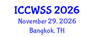 International Conference on Children, Women, and Social Studies (ICCWSS) November 29, 2026 - Bangkok, Thailand International Conference on Children, Women, and Social Studies (ICCWSS) November 29, 2026 - Bangkok, Thailand