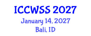 International Conference on Children, Women, and Social Studies (ICCWSS) January 14, 2027 - Bali, Indonesia International Conference on Children, Women, and Social Studies (ICCWSS) January 14, 2027 - Bali, Indonesia