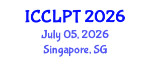 International Conference on Chinese Language Pedagogy and Technology (ICCLPT) July 05, 2026 - Singapore, Singapore