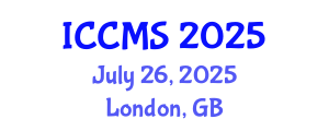 International Conference on Cinema and Media Studies (ICCMS) July 26, 2025 - London, United Kingdom