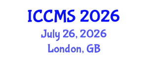 International Conference on Cinema and Media Studies (ICCMS) July 26, 2026 - London, United Kingdom