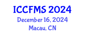 International Conference on Cinema, Film and Media Studies (ICCFMS) December 16, 2024 - Macau, China