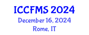 International Conference on Cinema, Film and Media Studies (ICCFMS) December 16, 2024 - Rome, Italy