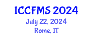 International Conference on Cinema, Film and Media Studies (ICCFMS) July 22, 2024 - Rome, Italy