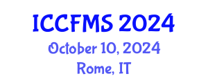 International Conference on Cinema, Film and Media Studies (ICCFMS) October 10, 2024 - Rome, Italy