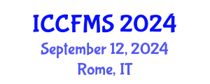 International Conference on Cinema, Film and Media Studies (ICCFMS) September 12, 2024 - Rome, Italy