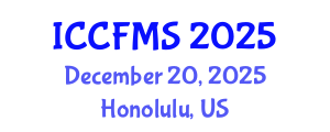 International Conference on Cinema, Film and Media Studies (ICCFMS) December 20, 2025 - Honolulu, United States