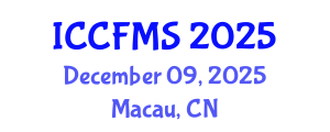 International Conference on Cinema, Film and Media Studies (ICCFMS) December 09, 2025 - Macau, China