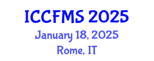 International Conference on Cinema, Film and Media Studies (ICCFMS) January 18, 2025 - Rome, Italy
