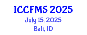 International Conference on Cinema, Film and Media Studies (ICCFMS) July 15, 2025 - Bali, Indonesia