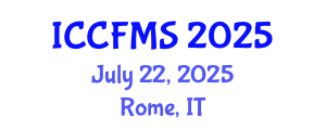 International Conference on Cinema, Film and Media Studies (ICCFMS) July 22, 2025 - Rome, Italy