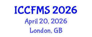 International Conference on Cinema, Film and Media Studies (ICCFMS) April 20, 2026 - London, United Kingdom International Conference on Cinema, Film and Media Studies (ICCFMS) April 20, 2026 - London, United Kingdom