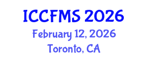 International Conference on Cinema, Film and Media Studies (ICCFMS) February 12, 2026 - Toronto, Canada International Conference on Cinema, Film and Media Studies (ICCFMS) February 12, 2026 - Toronto, Canada
