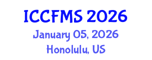 International Conference on Cinema, Film and Media Studies (ICCFMS) January 05, 2026 - Honolulu, United States International Conference on Cinema, Film and Media Studies (ICCFMS) January 05, 2026 - Honolulu, United States