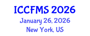 International Conference on Cinema, Film and Media Studies (ICCFMS) January 26, 2026 - New York, United States International Conference on Cinema, Film and Media Studies (ICCFMS) January 26, 2026 - New York, United States